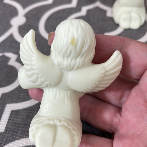 Set of Four Robel Ball Mini Angel Candlesticks - Picture 7 of 11